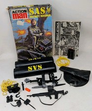 VINTAGE ACTION MAN SAS SECRET MISSION PALITOY BOXED PLAYSET 1980SV ORIGINAL