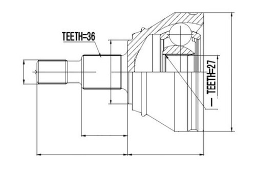 Joint set outer golf iv - set,
