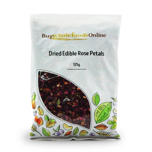 Dried edible rose petals 125g - edible,