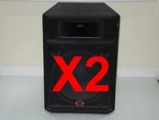 2 x Wharfedale Pro EVP-S15 15" 15 Inch Speakers Loudspeakers 800W Peak Pair