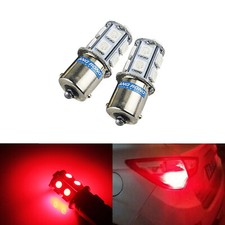 2x For Smart Fortwo 382 P21W 1156 BA15s LED Tail Brake Stop Side Light Bulbs Red