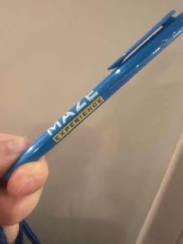 The crystal maze rare pen - maze,