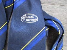 Leeds Carnegie Part University Owned ex Leeds Tykes Rugby Union Team Tie