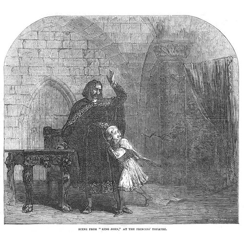 Theatre scene from king john - theatre,