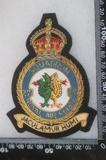 BRITISH ROYAL AIR FORCE RAF 235 SQUADRON BATTLE OF BRITAIN BLAZER BADGE