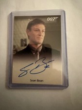 James Bond Heroes & Villains 2010 Auto Autograph Sean Bean as Alec Trevelyan