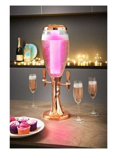 Rose gold prosecco - gold, drinks