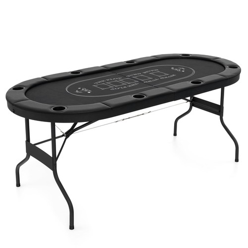 Foldable poker table for - poker,