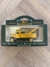 1928 Chevrolet Tow Truck in the yellow Brooklands Automobile Racing Club lledo