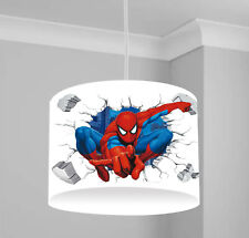 SPIDERMAN b CEILING DRUM LIGHT SHADE LAMPSHADE 10" 25cm
