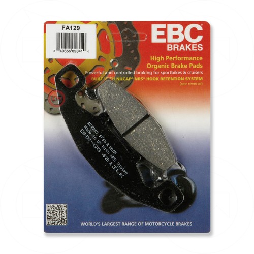 Brake pads rear ebc fa129 - brake,