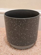 New Ceramic Grey Speckled Pot, Container, Indoor Plant, Home Decor, Floristry