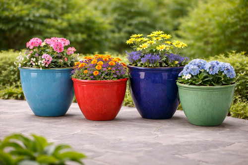 Set 30cm round garden - round,