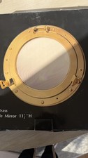 Brass Porthole Mirror