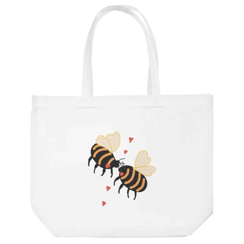 Romantic bees serenading each - 'romantic,