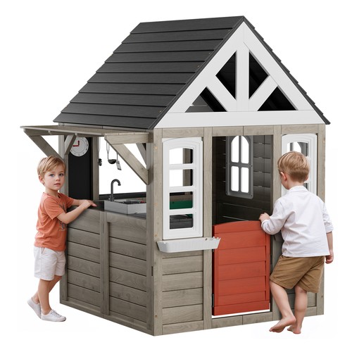 Vevor outdoor wooden playhouse - outdoor,