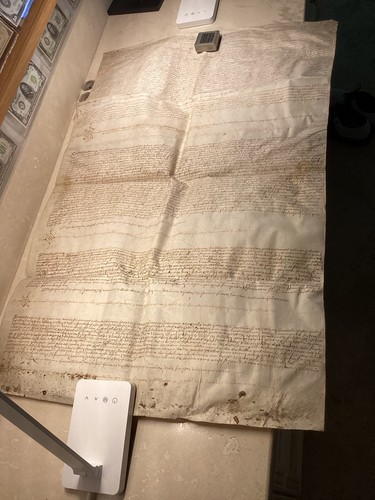 1548 vellum manuscript - 1548,