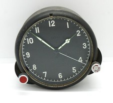 EXC! Vintage 122-ChS 122ChS Cockpit Clock USSR Soviet Era Aviation