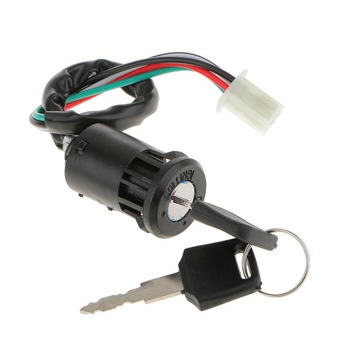Wire ignition key barrel - key,