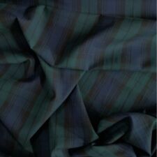 59x78" 150 x 200 cm Table cloth BLACK WATCH Check Cotton Tartan Navy Black Green