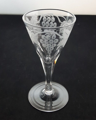Antique handmade cut - cut, crystal