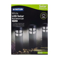 Status White LED Solar Black
