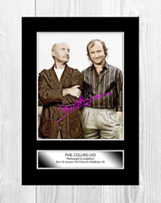 Phil Collins 2 A4 reproduction