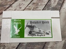 Merlin Models Penquin Replica Hawker Hind Kit Unused Box Replacement (BOX ONLY)