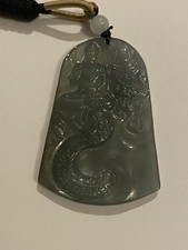 Natural Jade Guanyin & Dragon