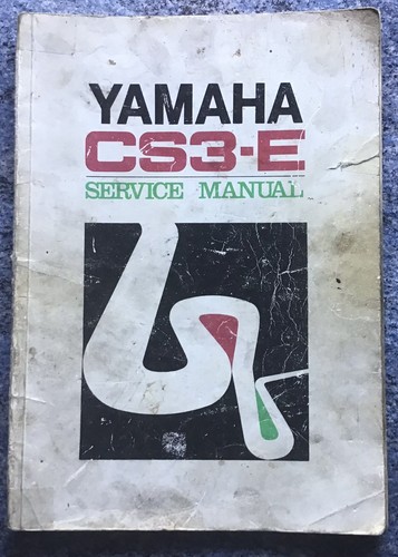 Yamaha cs3e factory service - cs3e,
