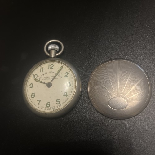 Vintage railway timekeeper - railway,