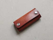 Hand Made Full Grain Leather Key Wallet Pouch Organiser Holder Key Ring Case