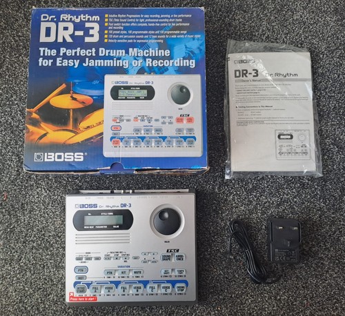 Boss drum machine - dr-3,