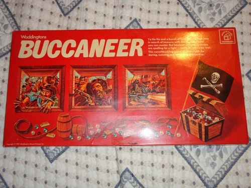 Buccaneer board game - board,