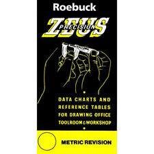 ZEUS BOOK CHART LATEST REVISION PRECISION MEASURING DATA TABLE FROM RDGTOOLS