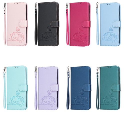 Cat butterfly wallet - cat,