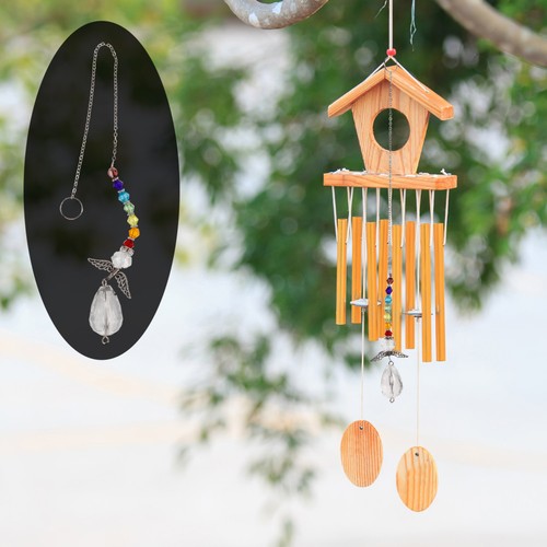 Hanging crystal angel pendant - angel,