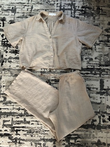 Zara beige textured - co-ord, set