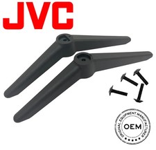 Genuine JVC Stand Left and Right Leg Pair with Screws for LT-43CA420 Smart HD TV