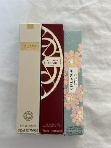 Travel size 10ml elie saab - elie, x3