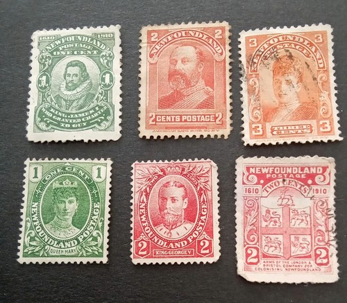 Newfoundland used postage - 6,