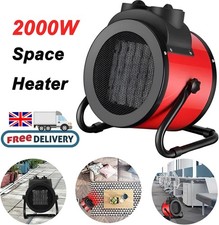 2000W Electric Space Heater Low Energy Fan Fast Air Heating Portable UK