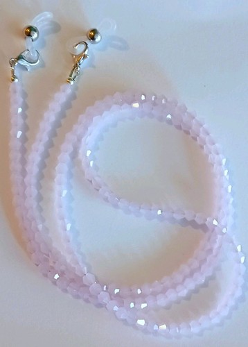Eyeglass chain jade - jade, pink