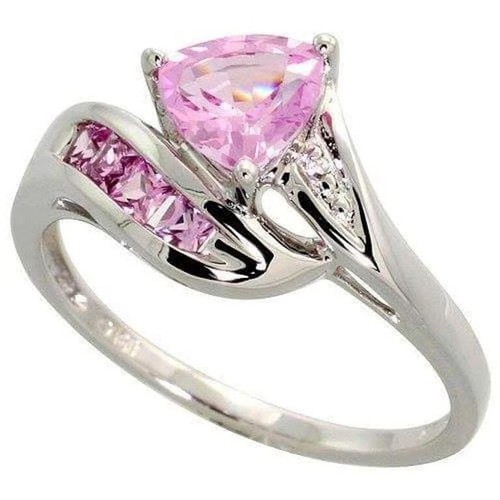 Pink trillion diamond - pink,