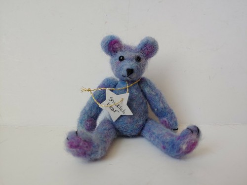 Miniature needle felted teddy - needle, felted?