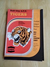 1982/83 HULL CITY V STOCKPORT