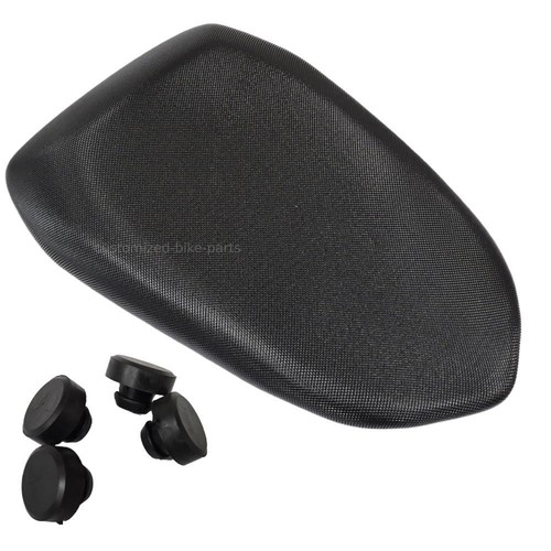 Black rear pillion - black, passenger