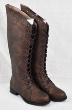Ellie Lace Up Brown Huntress