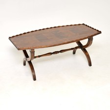 Antique Yew Wood Oyster Veneer