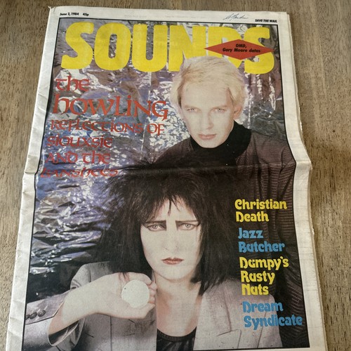 Sounds magazine june 2nd 1984 - magazine,